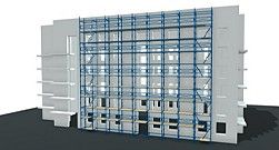 Штыревые строительные леса ЛШ-50 площадь 500 м² Штыревые строительные леса ЛШ-50 площадь 500 м²